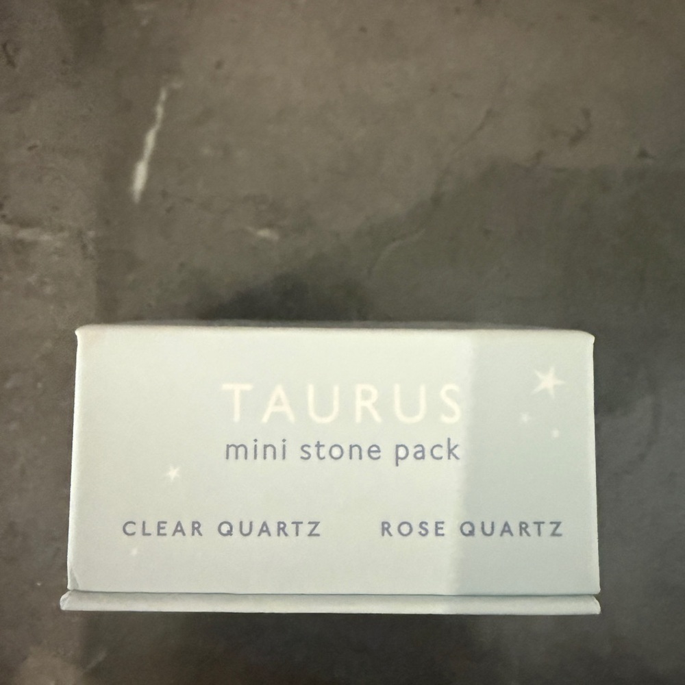 Taurus Zodiac Mini Stone Pack - Clear and Rose Quartz - Picture 3 of 5